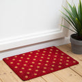 Orsina Polka Dot Coir Doormat – Durable Natural Fiber Entrance Mat