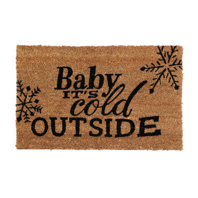 Orsina Filta Cold Outside Coir Doormat – Winter Seasonal Entrance Mat