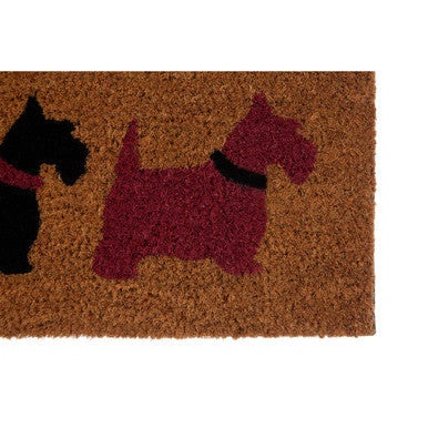 Orsina Filta Scottie Dog Coir Doormat – Non-Slip PVC Backed Mat