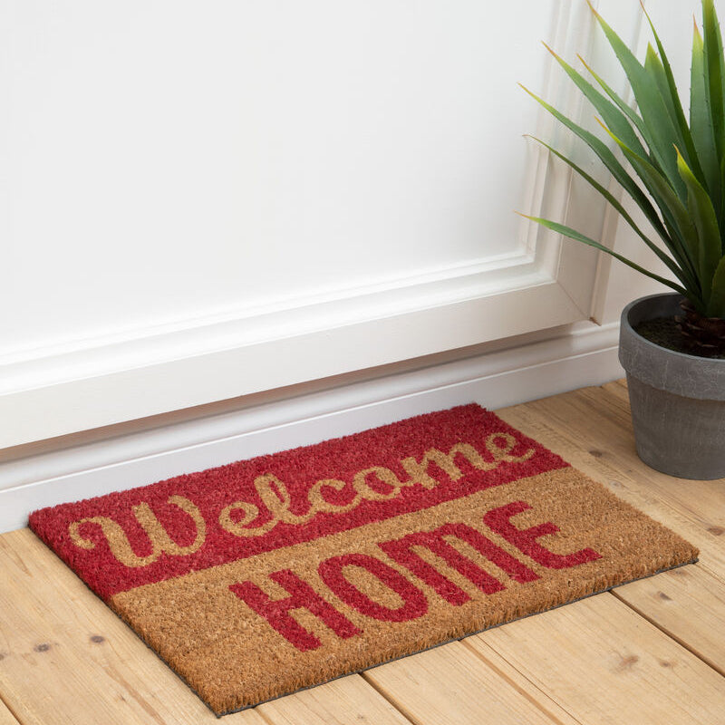 Filta Welcome Home Dual Colour Doormat | Anti-Slip Textured Entryway Mat