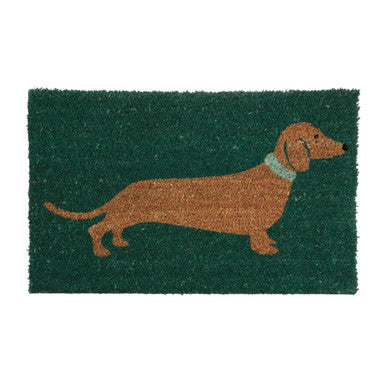 Filta Sausage Dog Coir Doormat – Non-Slip Outdoor Entryway Mat