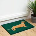 Filta Sausage Dog Coir Doormat – Non-Slip Outdoor Entryway Mat