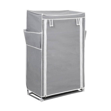 Orsina Tavia 5-Tier Shoe Rack with Cover – Grey Hallway Storage
