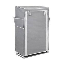 Orsina Tavia 5-Tier Shoe Rack with Cover – Grey Hallway Storage
