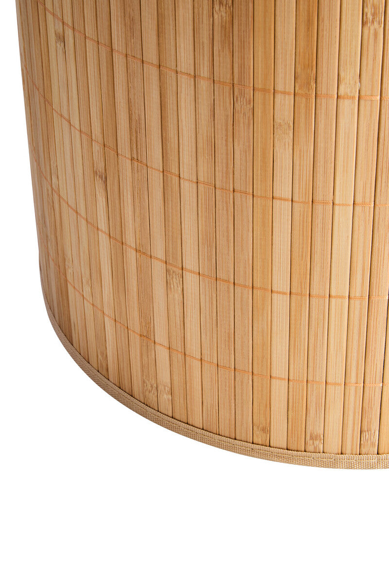 Orsina Natural Round Laundry Hamper – Sustainable Bamboo Storage