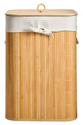 Orsina Kankyo Natural Bamboo Square Laundry Hamper – Space Saving Basket