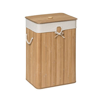 Orsina Kankyo Rectangular Natural Bamboo Laundry Hamper | Space Saving