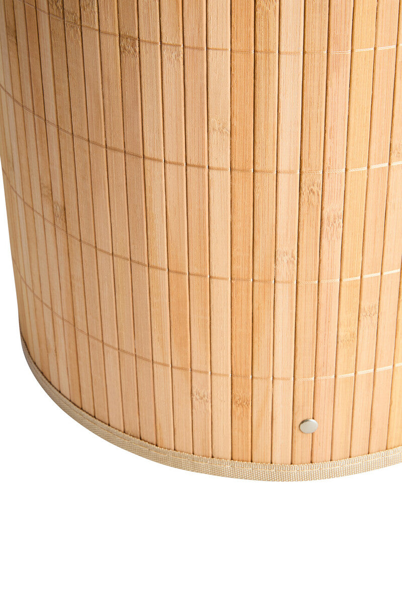 Orsina Natural Oval Laundry Hamper – Premium Bamboo Storage Basket