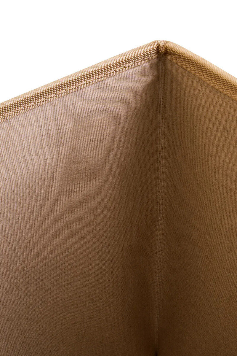 Orsina Bamboo Storage Box with Handles and Removable Fabric Liner