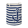 Orsina Anchor Blue and White Laundry Bag – Durable Modern Storage Hamper