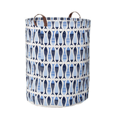 Orsina Pisces Blue Laundry Bag – Eco-Friendly Luxury Storage Hamper