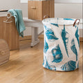 Orsina Echo Blue and White Laundry Bag – Eco-Friendly Luxury Hamper