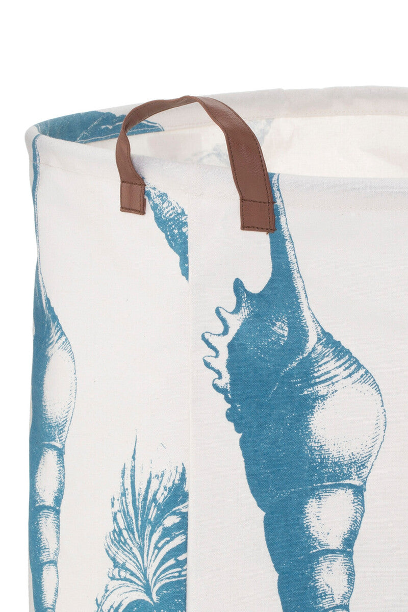 Orsina Echo Blue and White Laundry Bag – Eco-Friendly Luxury Hamper