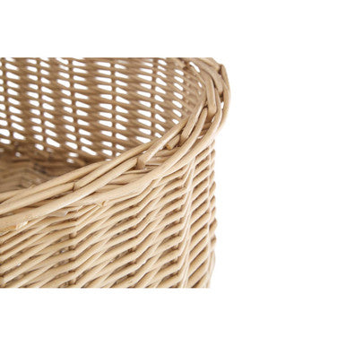 Orsina Grey Heart Shape Willow Basket – Modern Wicker Storage