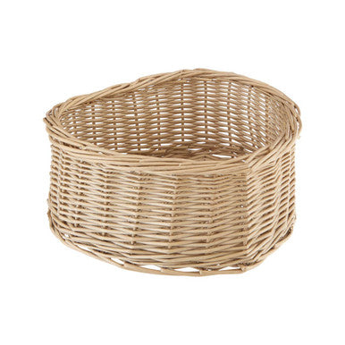 Orsina Grey Heart Shape Willow Basket – Modern Wicker Storage
