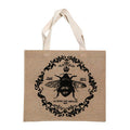 Orsina Queen Bee Jute Shopping Bag – Reusable Eco-Friendly Market Tote