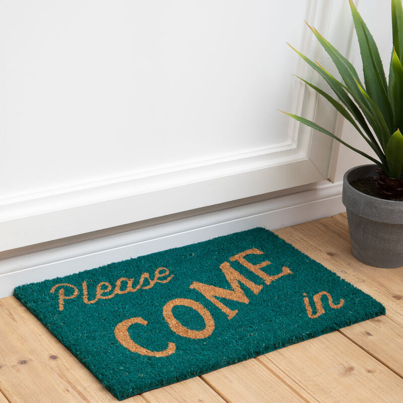 Filta Please Come In Doormat | Non-Slip Low-Profile Welcome Mat