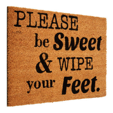 Orsina Filta Please Be Sweet Doormat – Textured Entryway Welcome Mat
