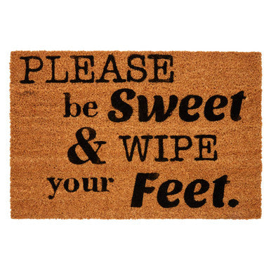 Orsina Filta Please Be Sweet Doormat – Textured Entryway Welcome Mat