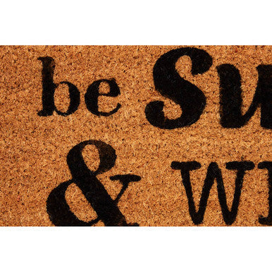 Orsina Filta Please Be Sweet Doormat – Textured Entryway Welcome Mat