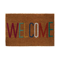 Orsina Filta Welcome Multicolour Coir Doormat – Durable Outdoor Mat