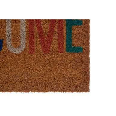 Orsina Filta Welcome Multicolour Coir Doormat – Durable Outdoor Mat
