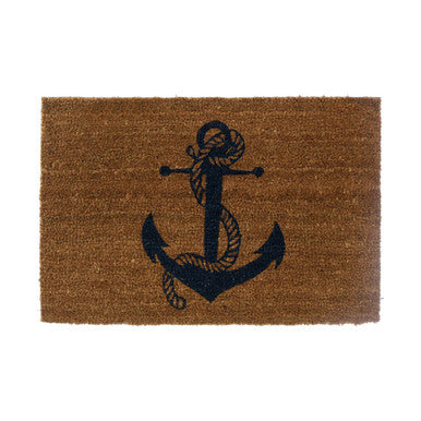 Orsina Sailor Coir Doormat – Durable Nautical Coastal Entryway Mat