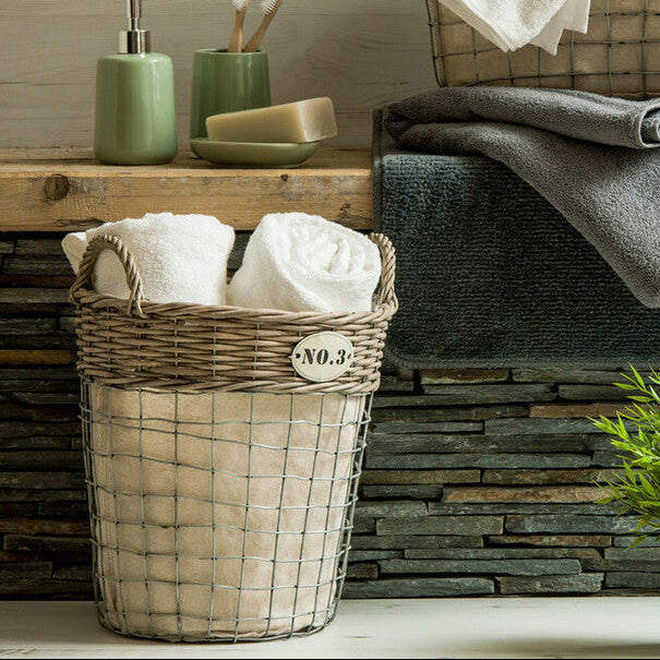 Orsina Lida Round Laundry Baskets – Set of 3 Home Storage Hampers