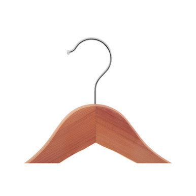 Orsina Cedar Wood Clothes Hanger with Notches – Luxury Garment Care