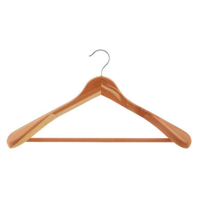 Orsina Cedar Wood Trouser Rail Clothes Hanger – Luxury Wardrobe Storage