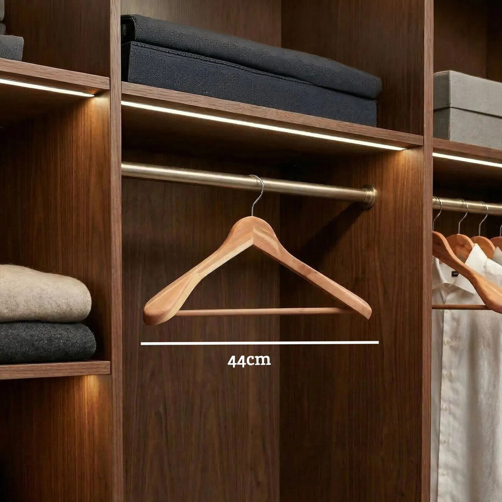 Orsina Cedar Wood Trouser Rail Clothes Hanger – Luxury Wardrobe Storage