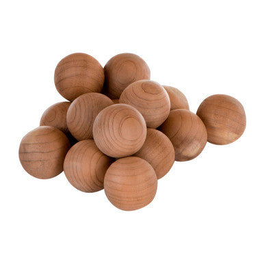 Orsina Scented Cedar Balls – 15Pc Natural Moth Repellent Closet Freshener