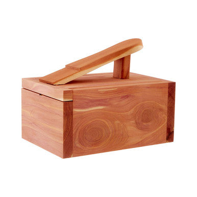 Orsina Cedar Wood Shoe Shine Box – Luxury Shoe Care Storage Organiser