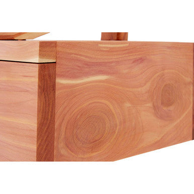 Orsina Cedar Wood Shoe Shine Box – Luxury Shoe Care Storage Organiser