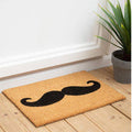 Orsina Moustache Coir Doormat | Durable Eco-Friendly Entryway Mat