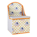 Orsina Elephant Kids Storage Seat – Grey Polyester Toy Ottoman Box