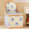 Orsina Elephant Kids Storage Seat – Grey Polyester Toy Ottoman Box