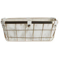 Orsina Harga Small Gold Wire Storage Basket with Lining | 62 Characters