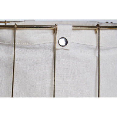 Orsina Set of 2 Round Gold Wire Laundry Baskets – Modern Home Storage