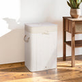 Orsina White Bamboo Laundry Hamper – Eco-Friendly Storage Organiser