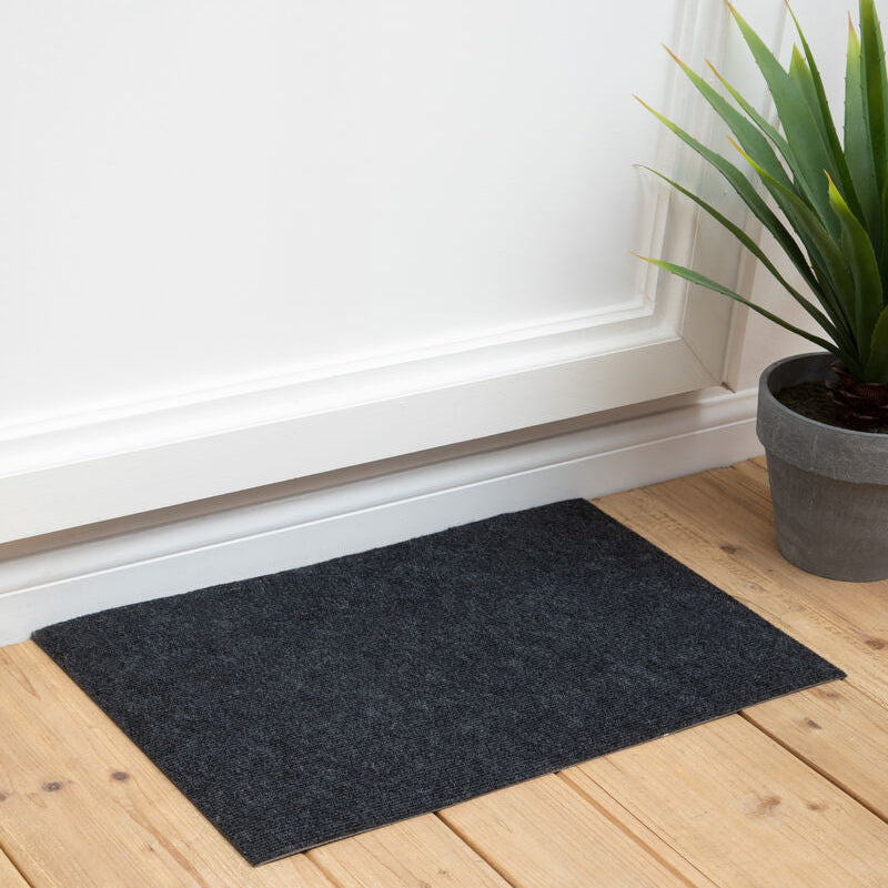 Orsina Filta Dark Grey Doormat – Modern Eco-Friendly Coir Entrance Mat