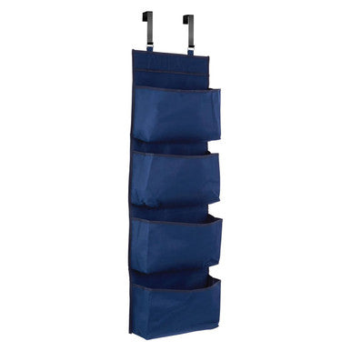 Orsina Verti 4 Tier Over Door Hanging Organiser – Dark Blue Storage