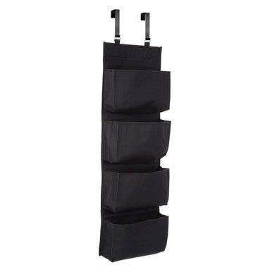 Orsina Verti Over Door Hanging Organiser – Black Space Saving Storage