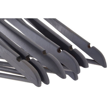 Orsina Matte Grey Clothes Hangers – Set of 20 Non-Slip Slim Hangers