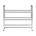 Orsina Tavia Expandable 3-Tier Chrome Shoe Rack – 18 Pair Capacity