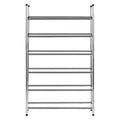 Orsina Tavia 6-Tier Chrome Shoe Rack | Modern Hallway Storage