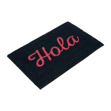 Orsina Neon Hola Coir Doormat – Modern Eco-Friendly Outdoor Welcome Mat