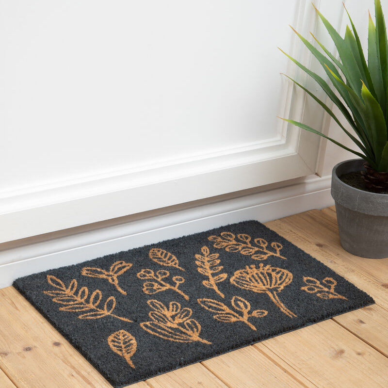 Orsina Botanical Coir Doormat – Eco-Friendly Natural Fiber Outdoor Mat