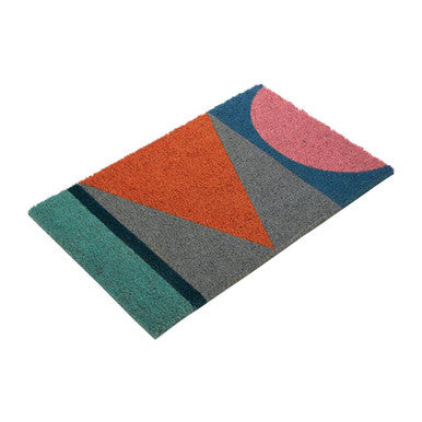 Orsina Mediterranean Coir Doormat – Multicoloured Weather-Resistant Mat