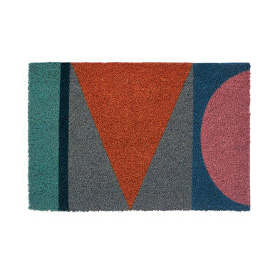 Orsina Mediterranean Coir Doormat – Multicoloured Weather-Resistant Mat